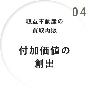 04 収益不動産の買取再販付加価値の創出