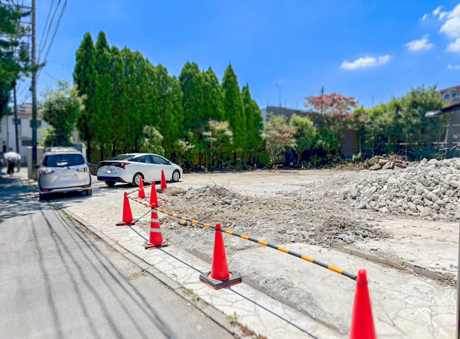 【面積増減対応可能】市川市八幡４丁目　建築条件無し売地（３区画） スライダー