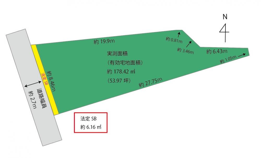 千葉市中央区稲荷町1丁目　建築条件付き売地 アイチャッチ