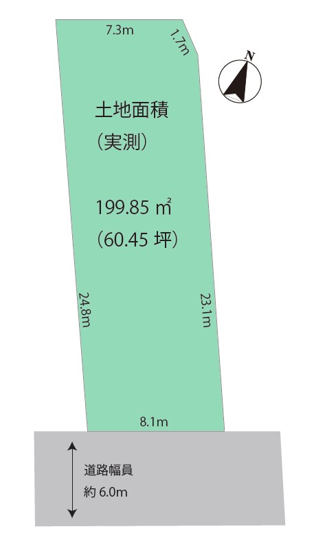 千葉市中央区稲荷町1丁目　建築条件付き売地 アイチャッチ