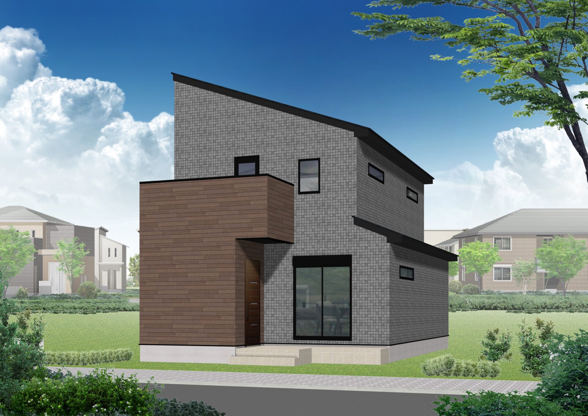 【Just Fit House　無駄ゼロ！暮らしぴったりなお家】宮野木町新築戸建 アイチャッチ