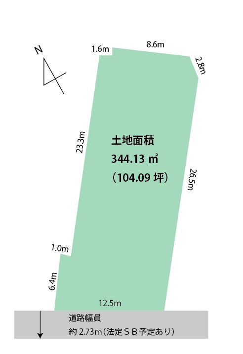 海神6丁目　建築条件無し売地 アイチャッチ