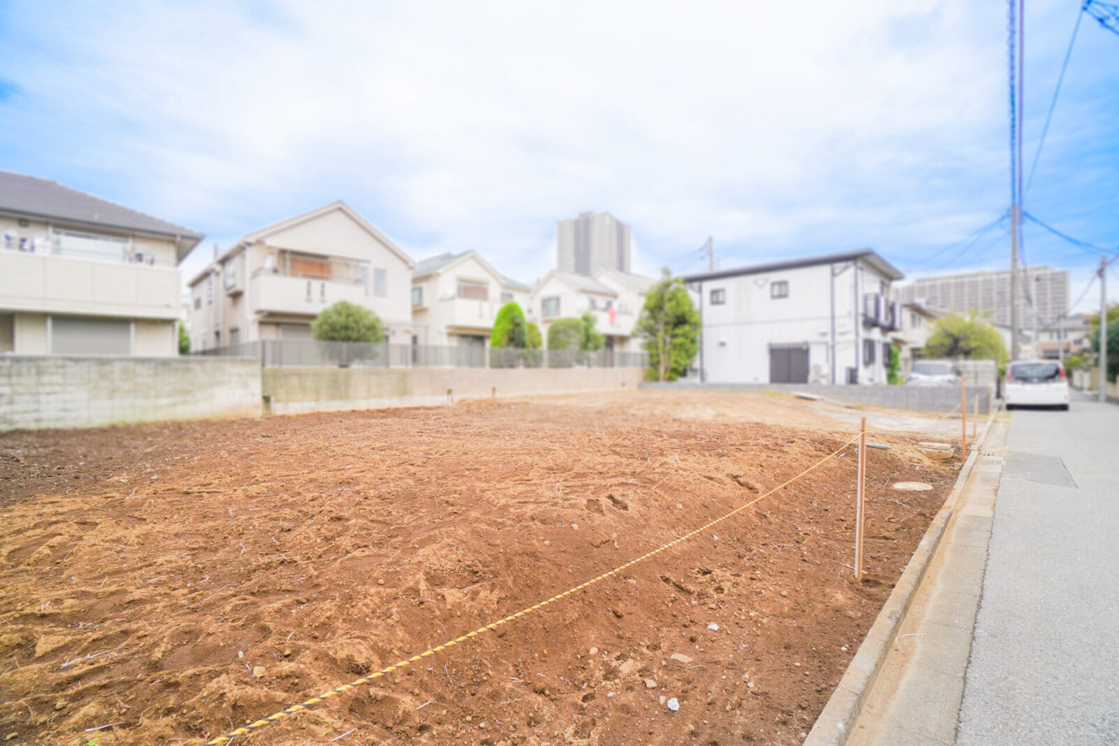 稲毛区_稲毛台町　建築条件無し売地（2分割）ラスト一区画「B区画」販売中 スライダー