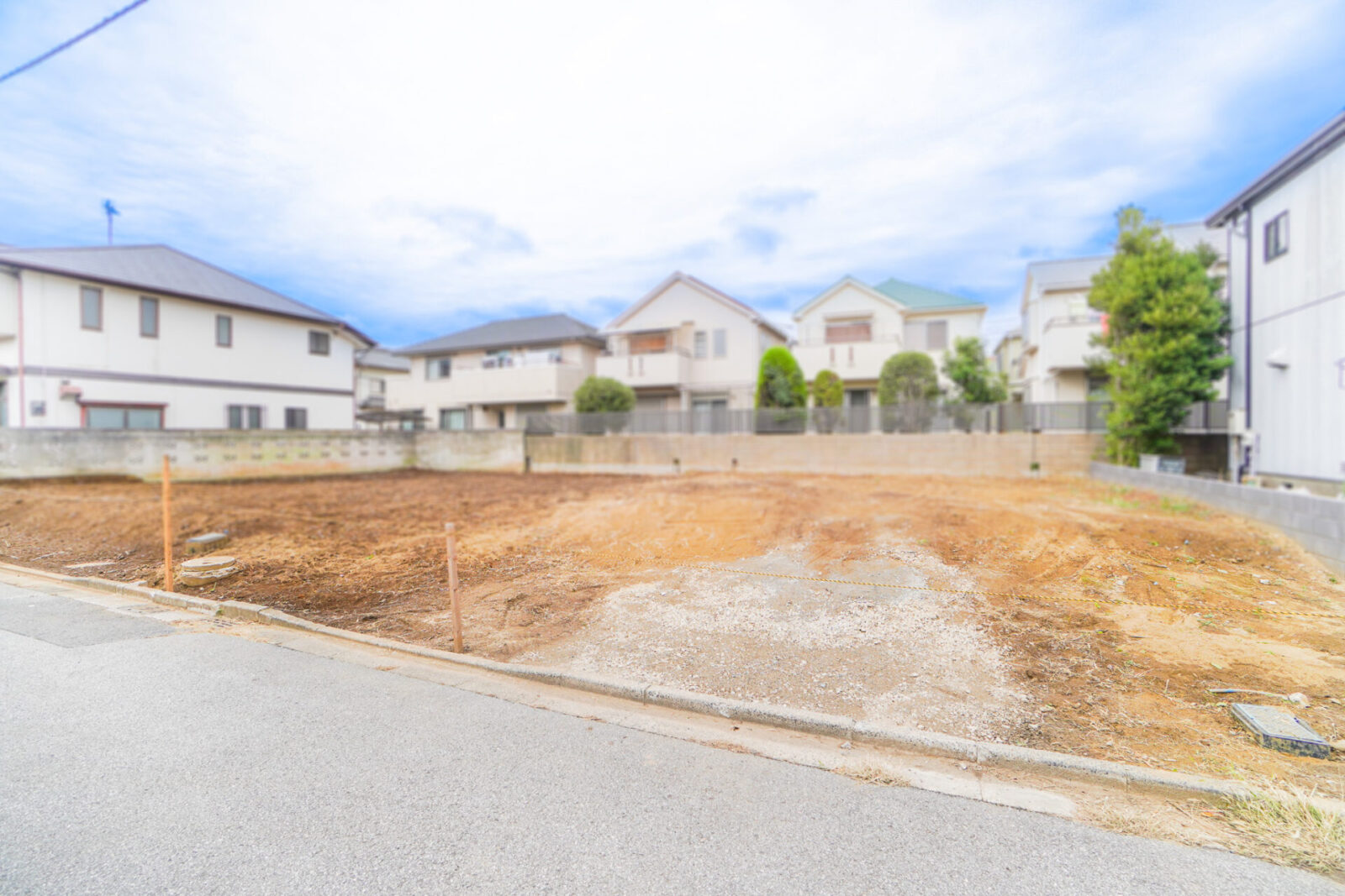 稲毛区_稲毛台町　建築条件無し売地（2分割）ラスト一区画「B区画」販売中 スライダー