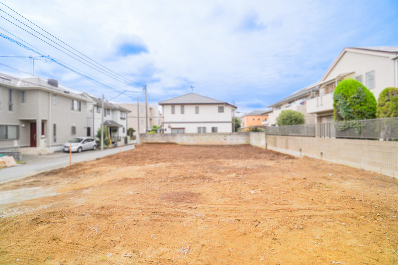 稲毛区_稲毛台町　建築条件無し売地（2分割）ラスト一区画「B区画」販売中 スライダー