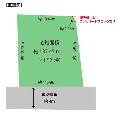 千葉市中央区道場南2丁目　建築条件付き売地 アイチャッチ