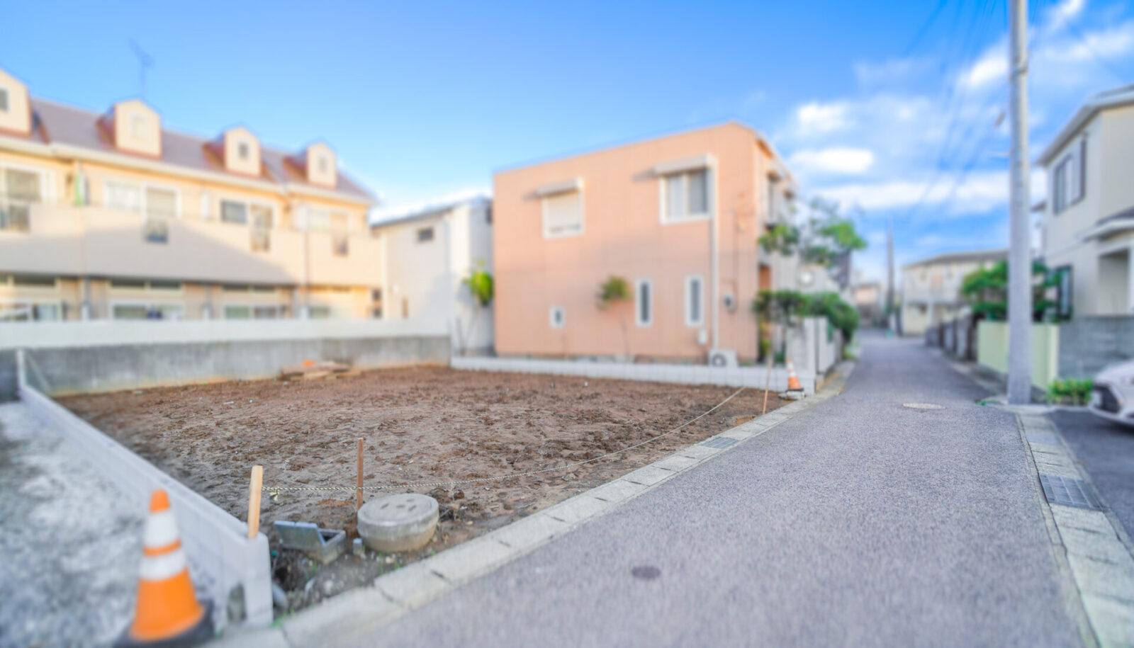 千葉市中央区道場南2丁目　建築条件無し売地 スライダー
