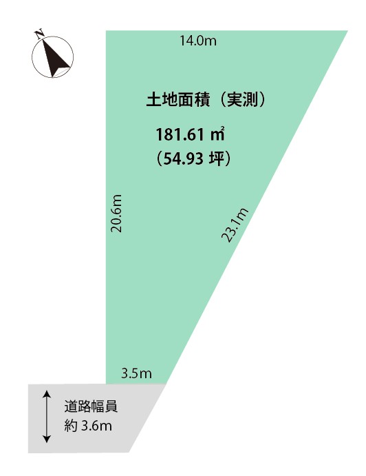 【新着物件】 中央区浜野町 建築条件なし売地(D区画) アイチャッチ 【新着物件】 中央区浜野町 建築条件なし売地(D区画) アイチャッチ