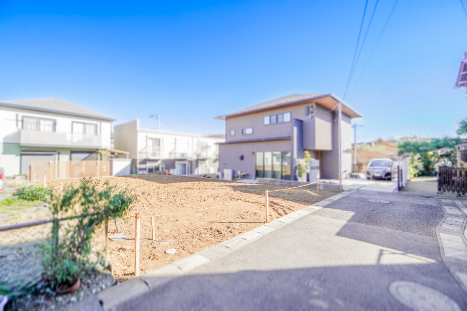 千葉市稲毛区天台６丁目　建築条件なし売地 スライダー