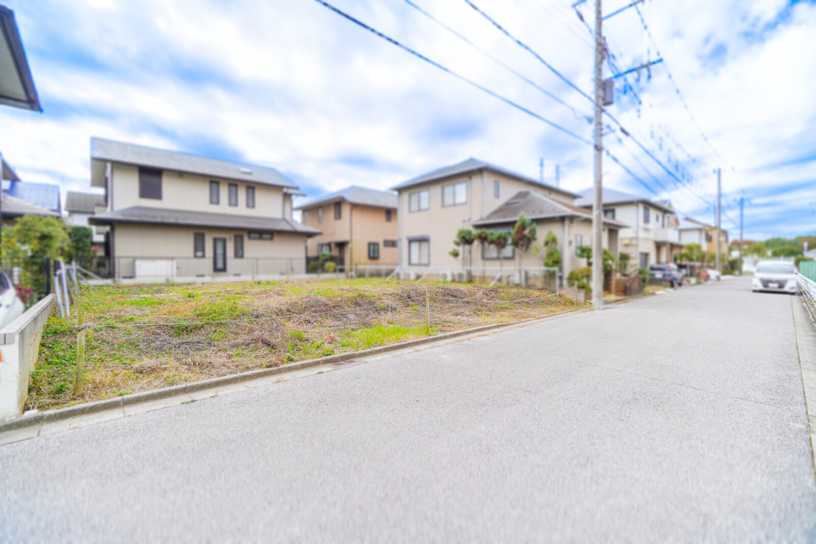 千葉市花見川区　瑞穂１丁目　建築条件なし売地 スライダー