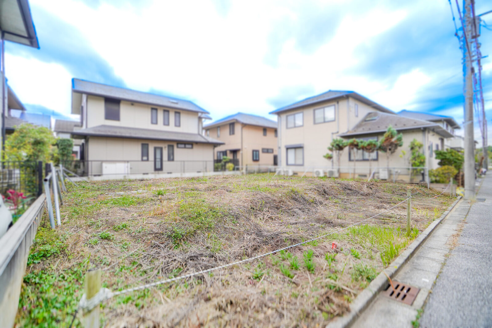 千葉市花見川区　瑞穂１丁目　建築条件なし売地 スライダー