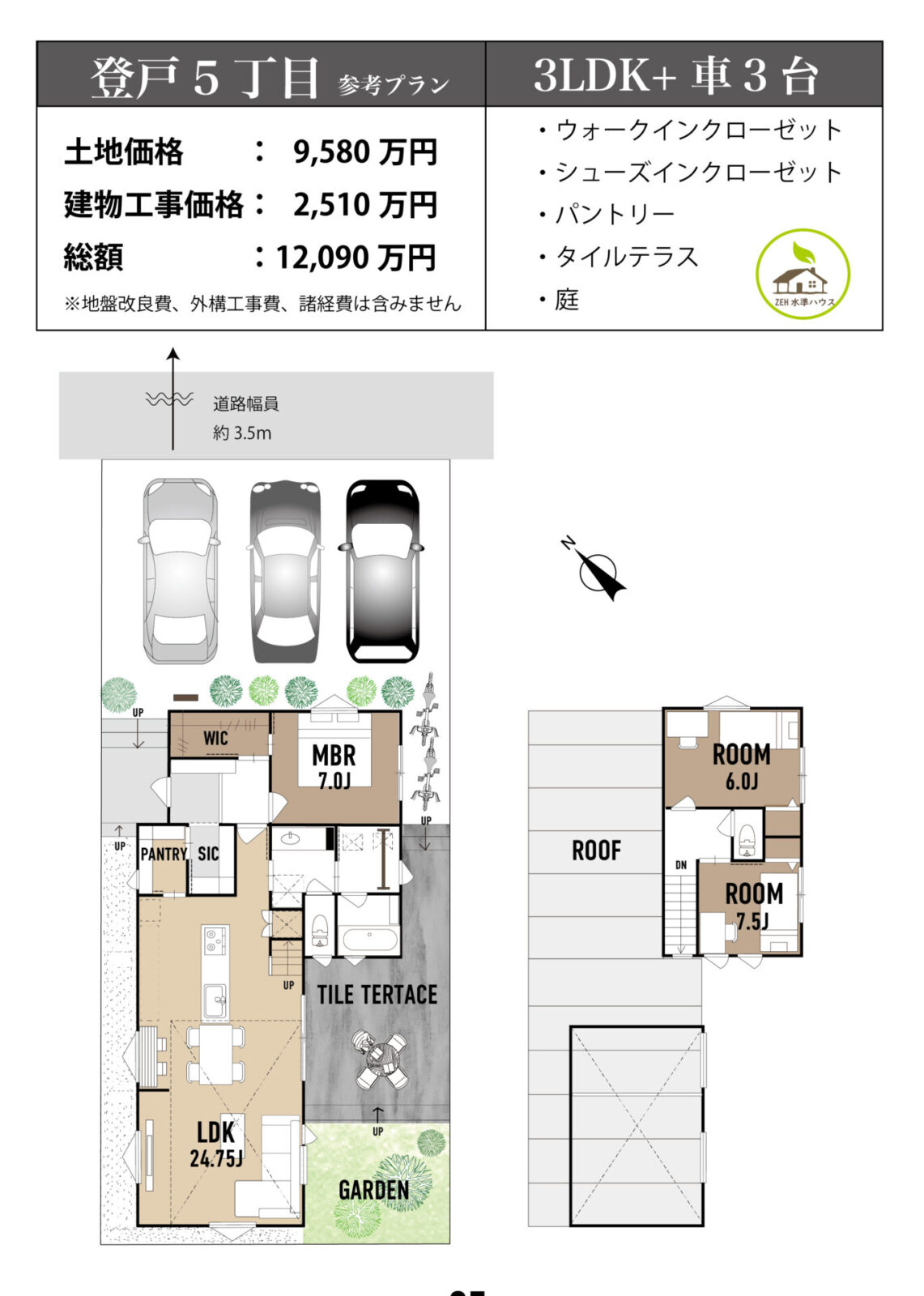 ★3/31新着！！　西千葉駅徒歩6分！！登戸5丁目　建築条件なし売地 スライダー
