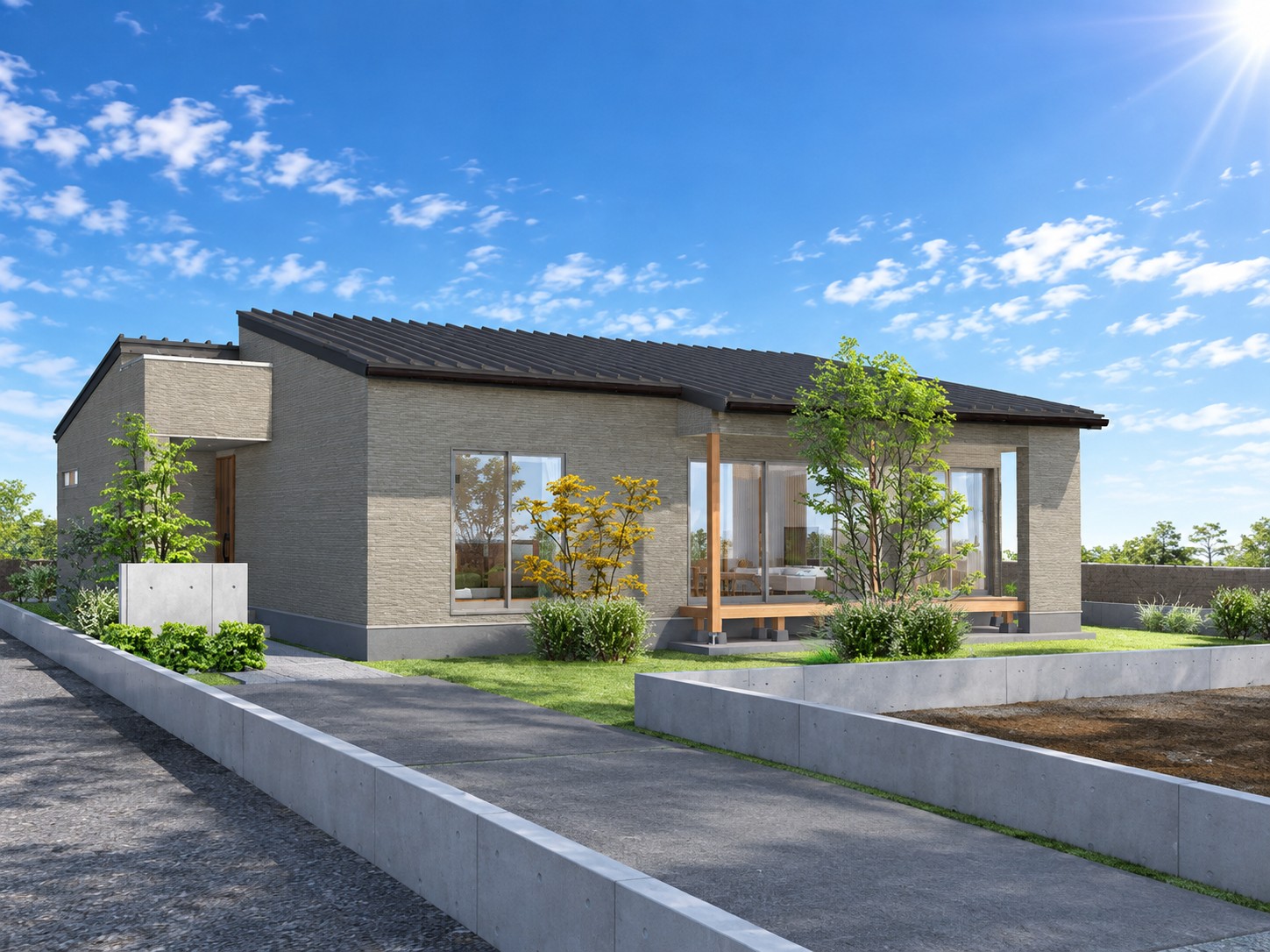 【販売予告】四街道市和良比　建築条件無し売地 スライダー