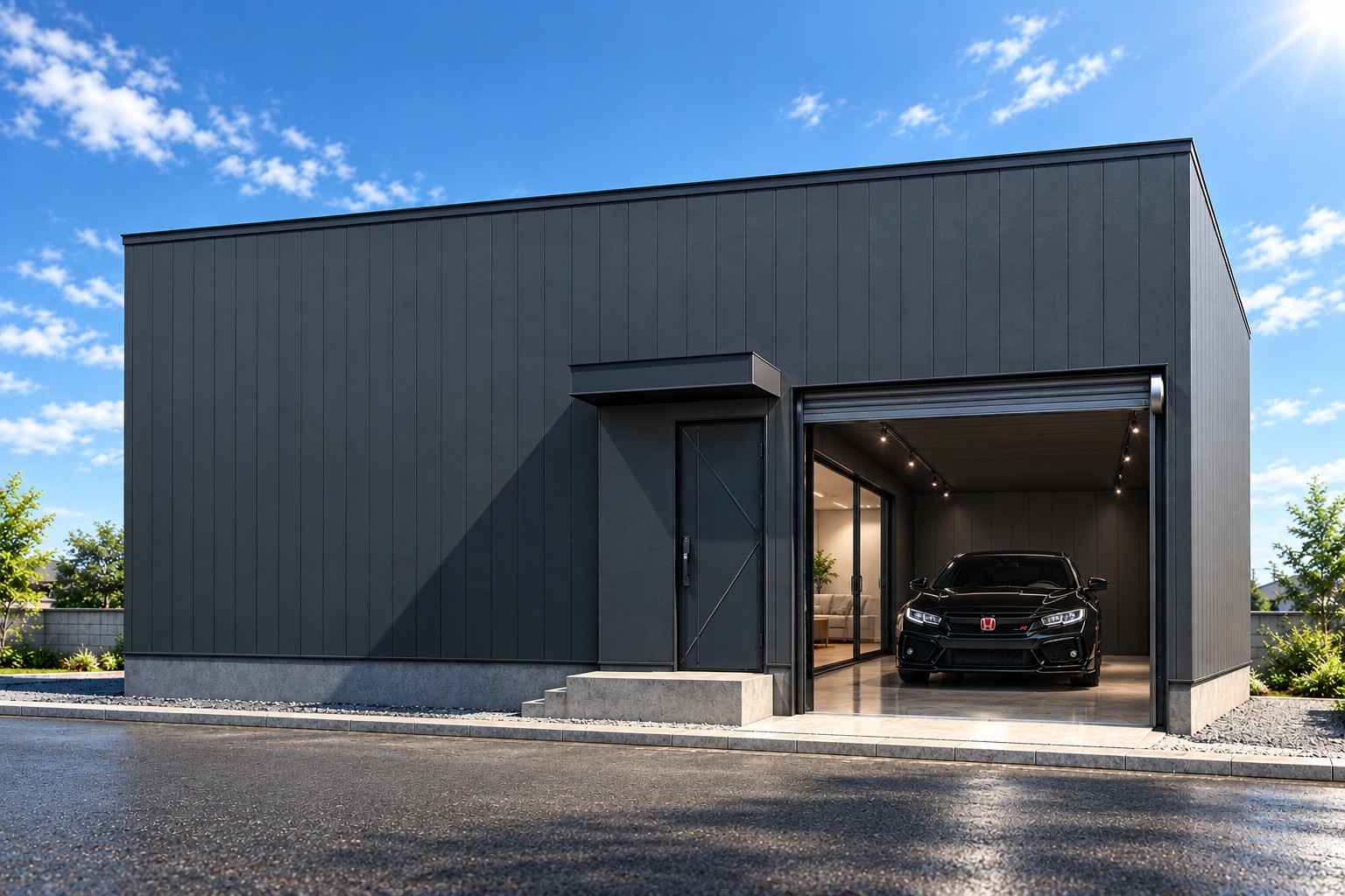-愛車との理想の暮らし- 中央区村田町 新築戸建てガレージハウス アイチャッチ -愛車との理想の暮らし- 中央区村田町 新築戸建てガレージハウス アイチャッチ